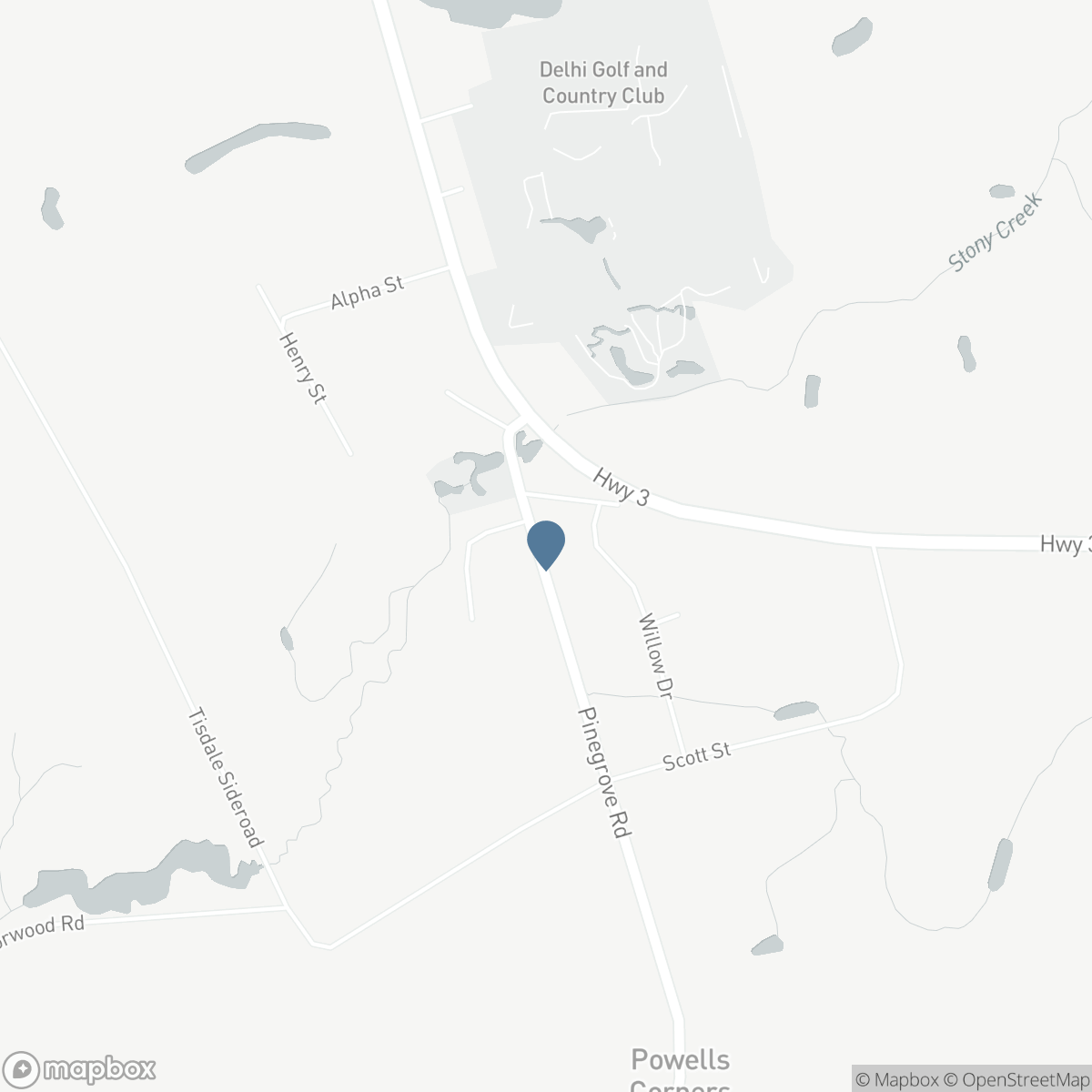 2500 PINEGROVE Road, Delhi, Ontario N4B 2E6